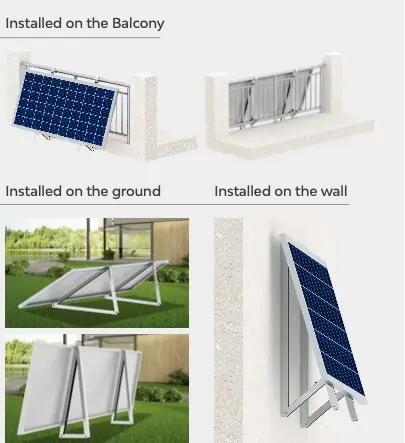 Clenergy PV-ezRACK kit fixation balcon